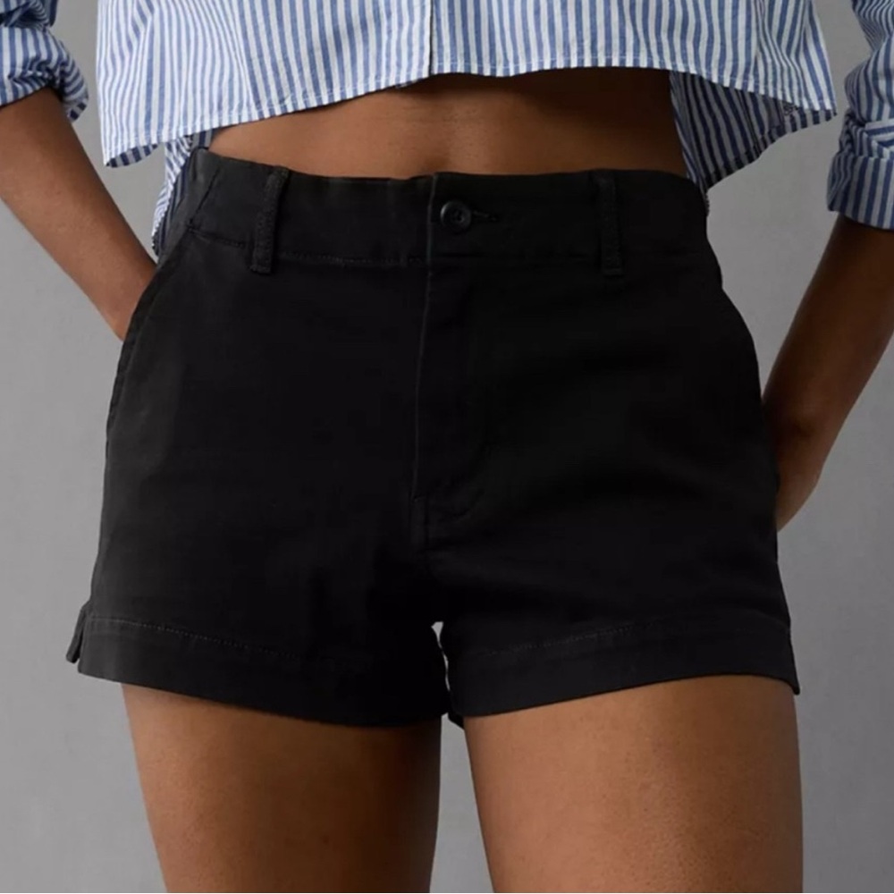 American Eagle Super Stretch Women's Black Shorts